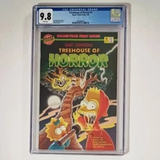 TREEHOUSE OF HORROR #1 CGC 9.8 SIMPSONS HALLOWEEN ANNUAL 1995 Bongo Comics BART