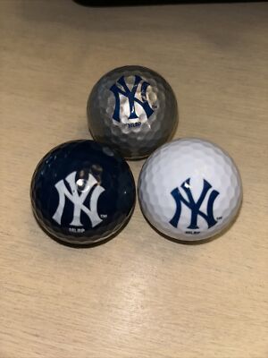 3) New York Yankees MLB - Logo Golf Balls All Three Jersey Combos