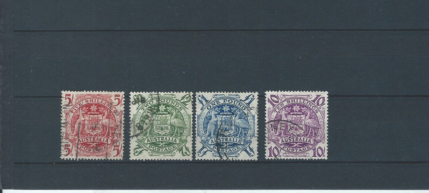 Australlia fine used stamp set Sc 218-221