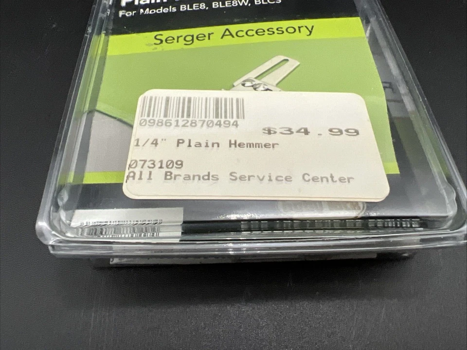 Dobladillo liso Babylock 1/4" BLE8-S7 NOS Foto 3 de 4