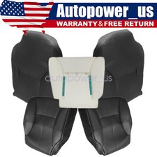 Fits 98-02 Dodge Ram 1500 2500 Front Seat Cover Black Driver Foam Cushion
