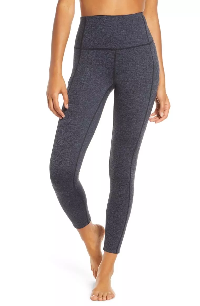 Zella Live In High Waist Pocket 7/8 Leggings - Midnight Blue