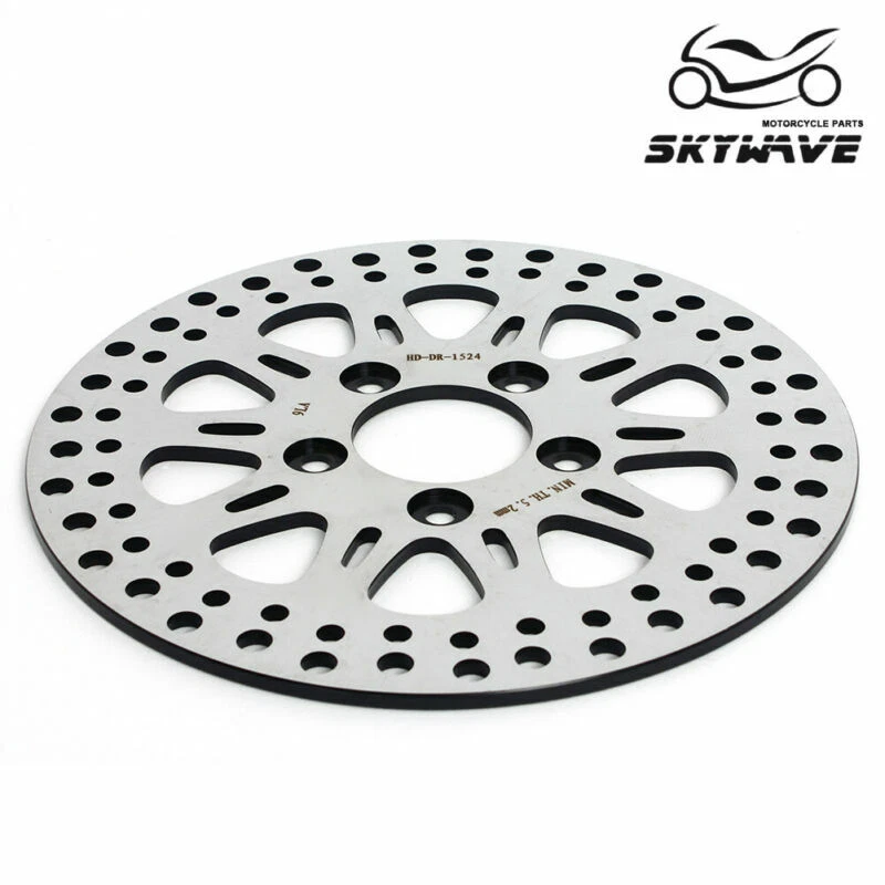 Rotor de freno trasero de 10,2" para Harley Sportster XL1200X Forty Eight 14+ XL883N hierro Foto 4 de 4