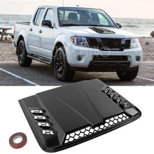 For Nissan Frontier Air Flow Intake Bonnet Scoop Hood Cover Vent Kit Glossy NEW
