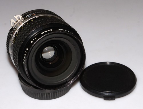 RARE MF Nikon Nikkor 24 mm F/2.0 Ai Wide Angle Lens for Nikon SLR cameras EXC! - Picture 3 of 6