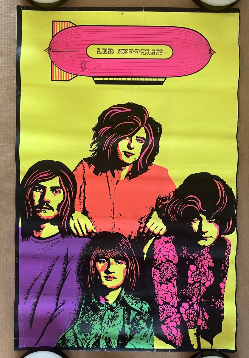 Original Vintage 1970s 70s Led Zeppelin Rock Music Group