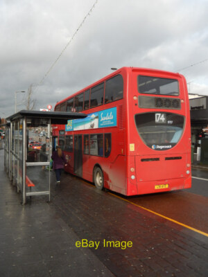 Photo 6x4 Heathway Dagenham A Bus On Route 174 Heading For Romford And Ha C Ebay
