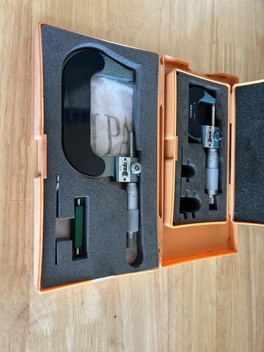 2 Mitutoyo Digit Micrometer: 0-1" and 2"-3"