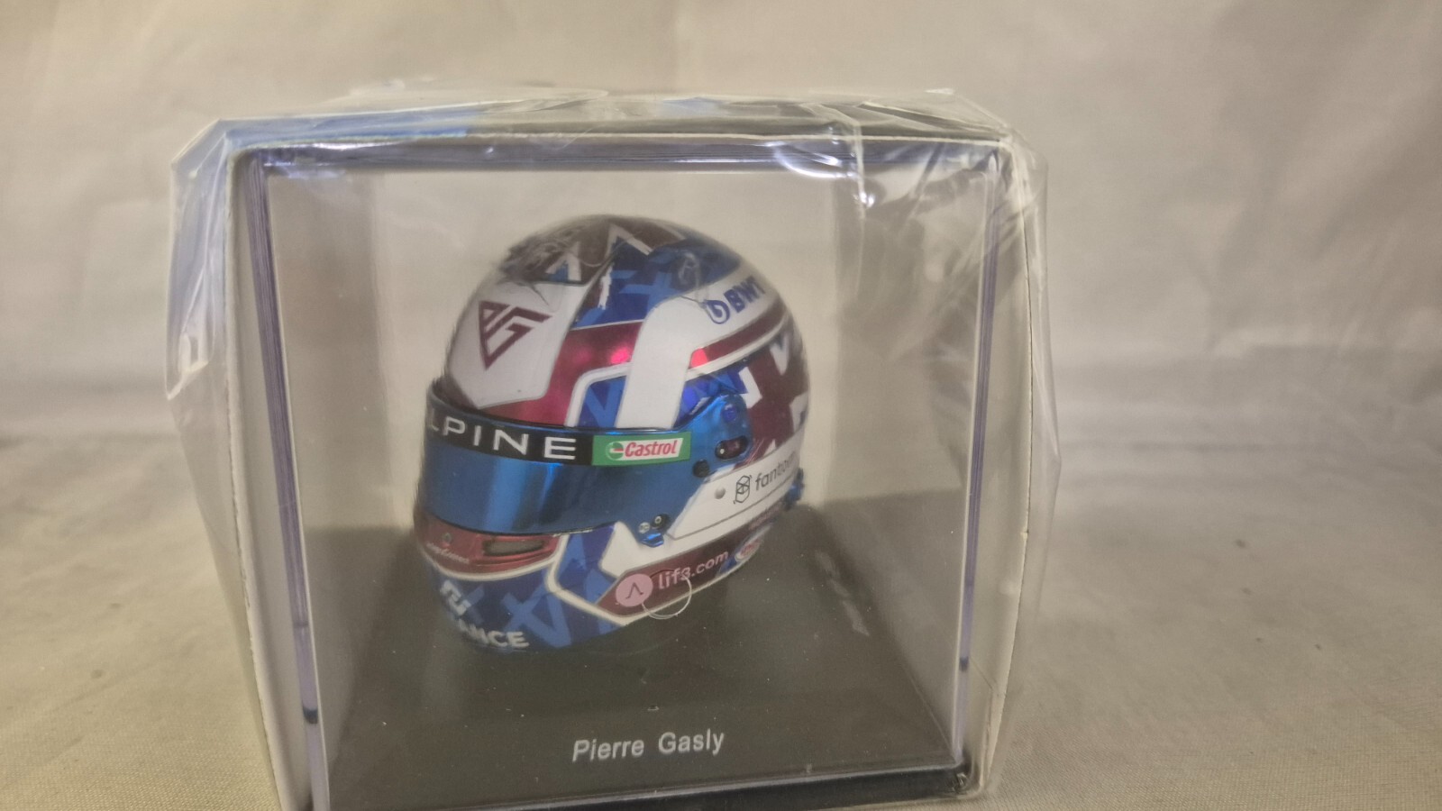Casque F1 Pierre Gasly Alpine Spark 5HF116 miniature sport automobile collection 1/5