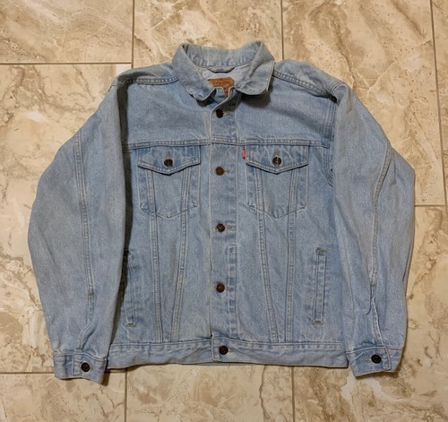 LEVIS 501 Denim Jean Jacket Size 