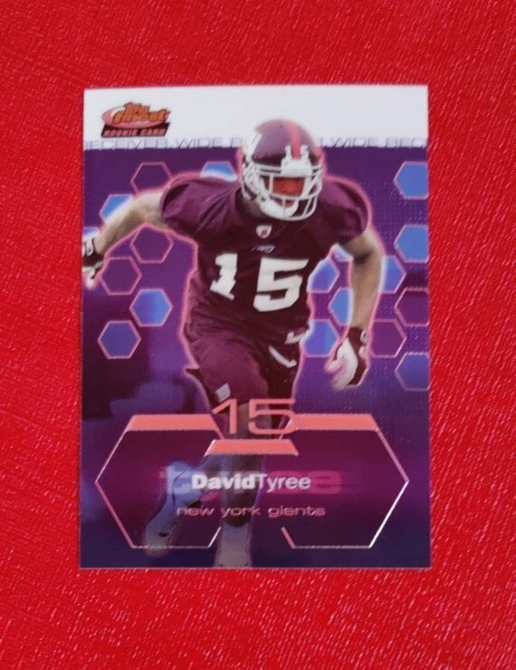 2003 Topps Finest #95 David Tyree Giants Rookie Football Card MINT+