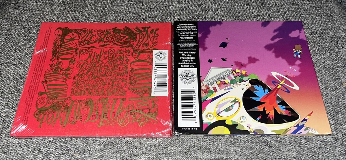 Kanye West 2 CD Lot My Beautiful Dark Twisted Fantasy, Graduation