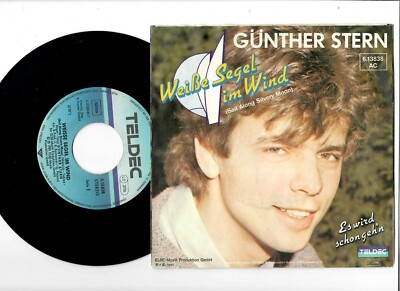 7'' Single Günther Stern - Weiße Segel im Wind  Es wird schon geh'n (1983) TELDEC