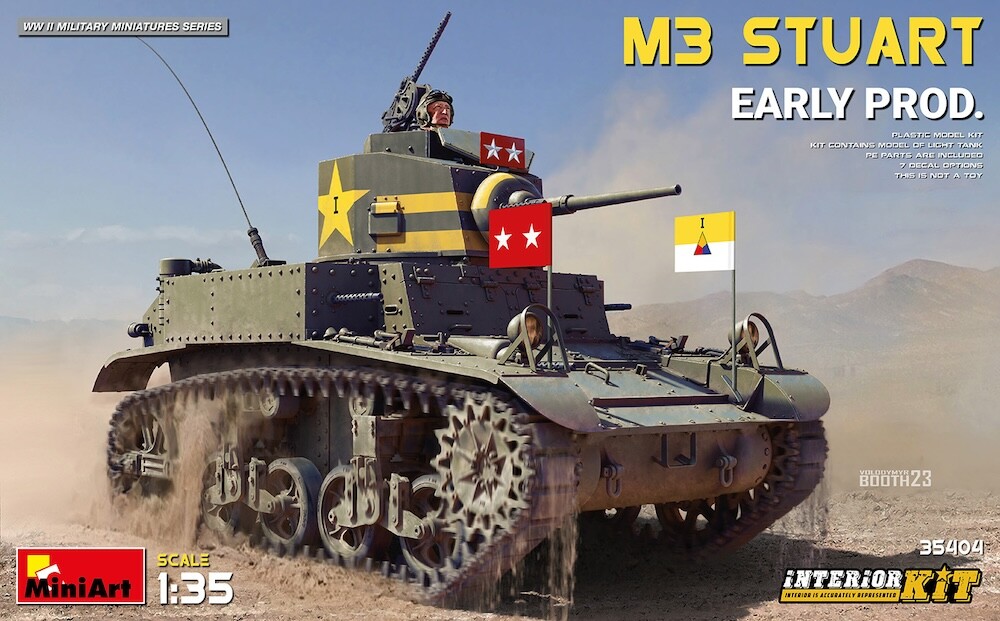 Miniart Min35404 - 1:35 - M3 Stuart Early Prod, Interior Kit - Image 4