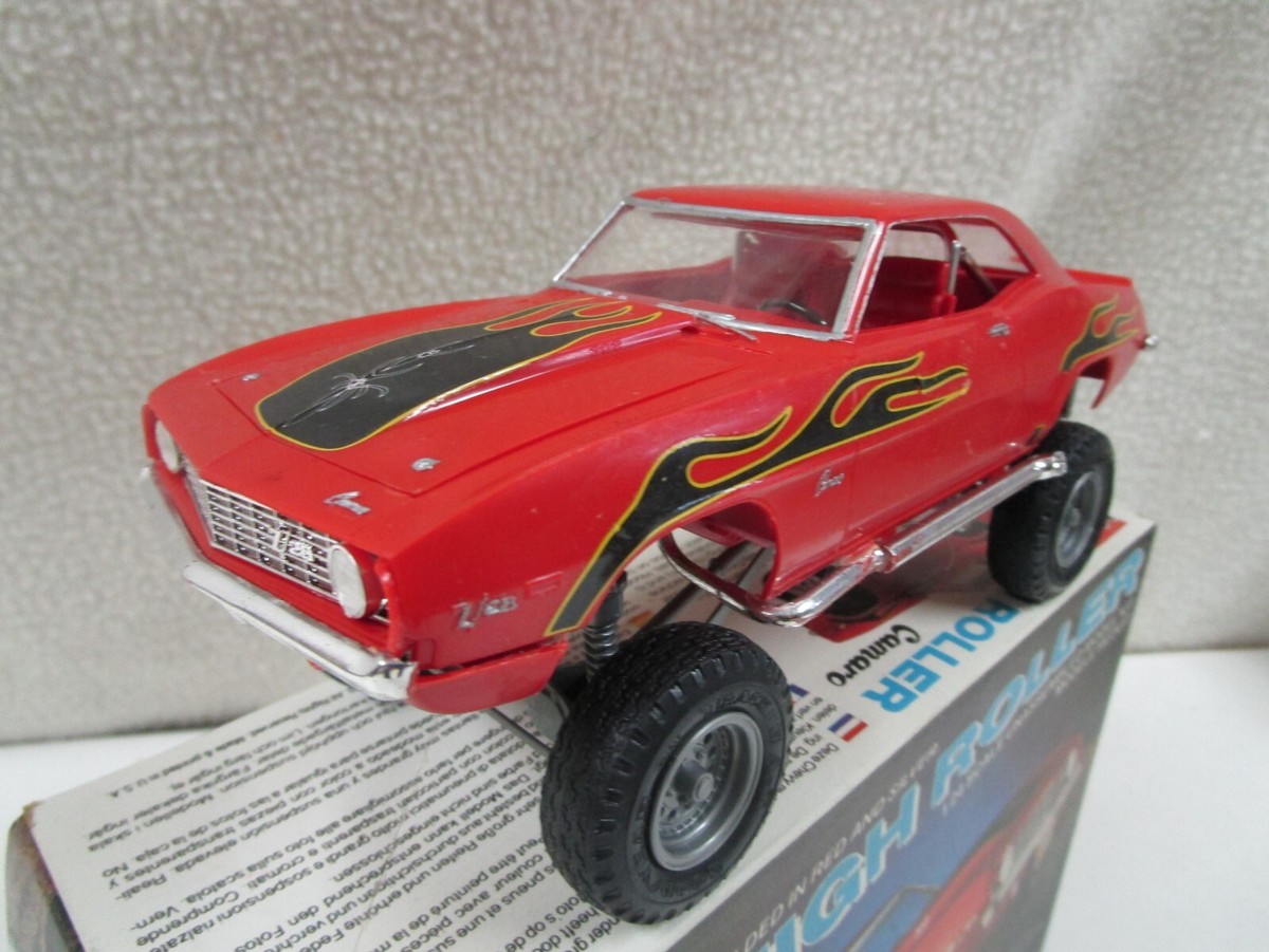 Vintage Monogram 69 Camaro High Roller 1:24 Built Model Car Vintage Monogram 69 Camaro High Roller 1:24 Built Model Car