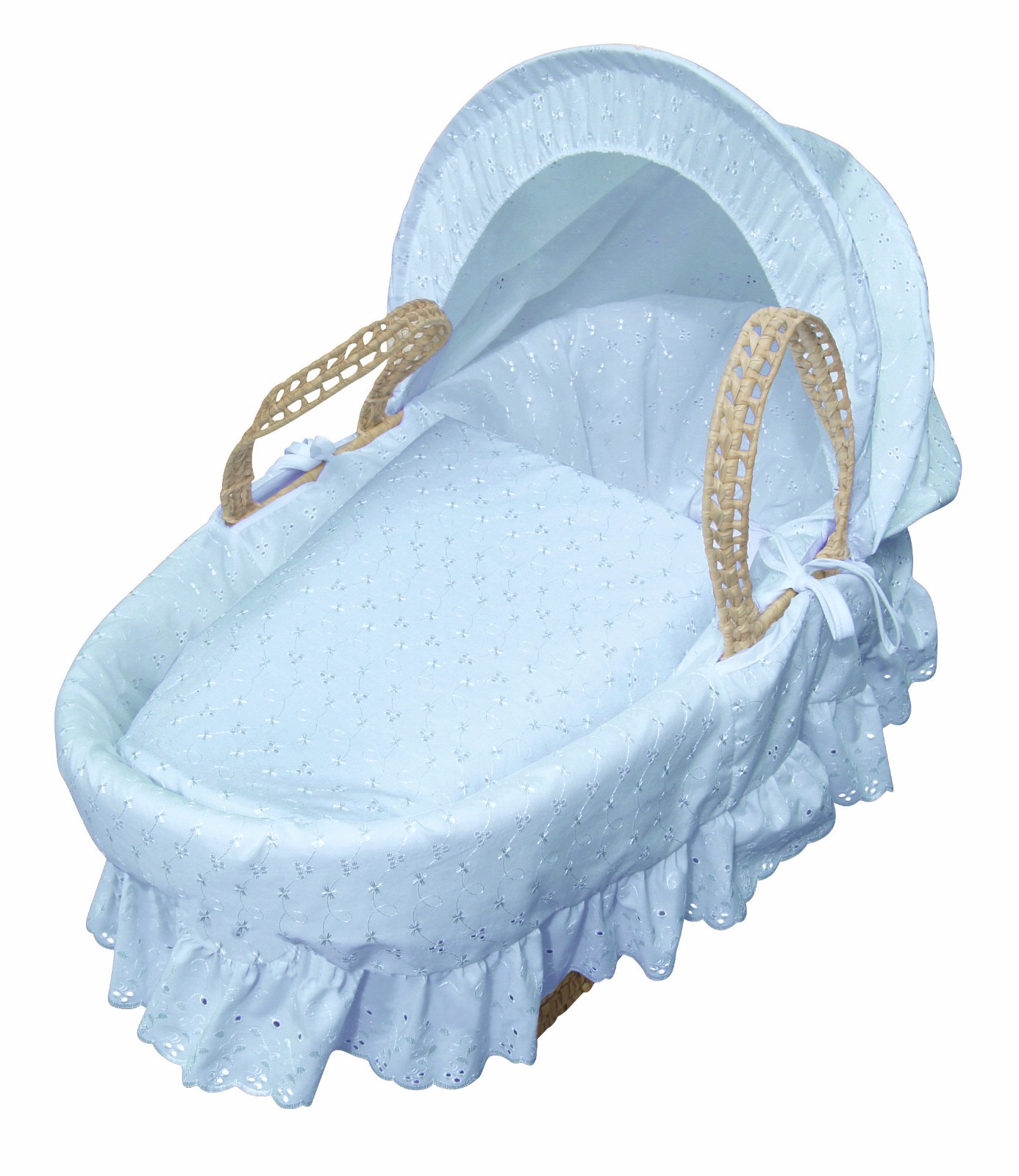moses basket dressing