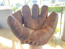 MUST SELL! Vtg  Stall & Dean Baseball Glove MDL 8040-G Split Finger Buttonback