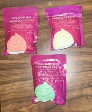 Depilatory wax hardwax beans
