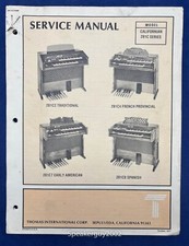 Original Thomas Organ Service Manual / Californian 281C Series