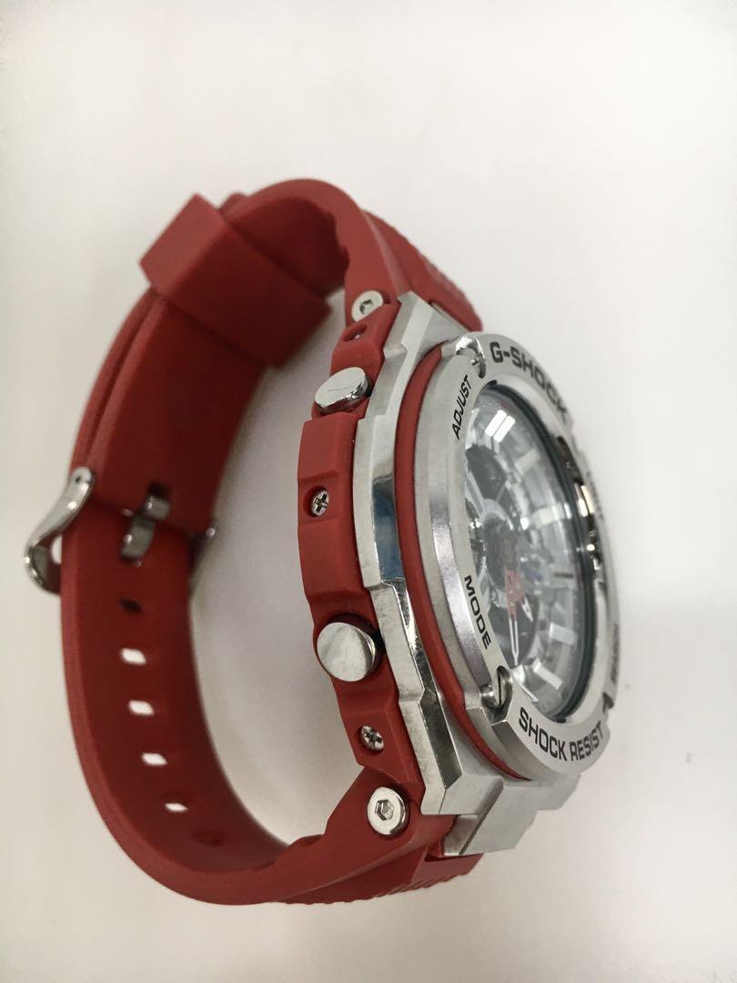 G-SHOCK GST-410-4AJF Quartz Digital Analog Watch Red CASIO G-SHOCK GST-410-4AJF Quartz Digital Analog Watch Red CASIO