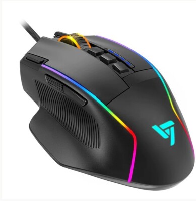 Gaming Maus | kabelgebundene RGB | VicTsing | mit 10 programmierbaren Tasten