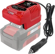Car Charger for Einhell 18V Li-ion Battery Charger Station with LED Indicator