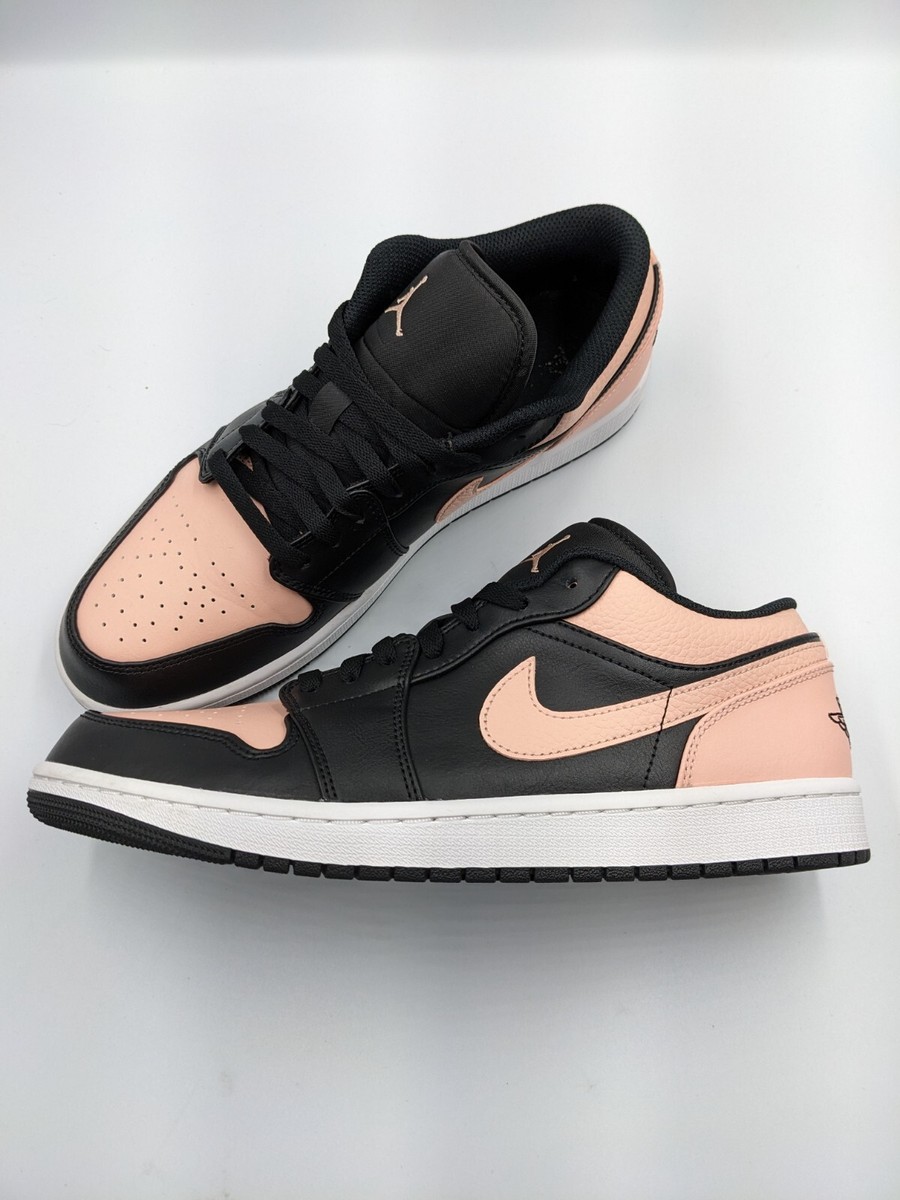 Air Jordan 1 Low \'Crimson Tint\' Sneaker Men\'s Size 11 Black 553558-034 Nike Air Jordan 1 Low Crimson Tint Men main image 3