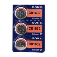 SONY  CR1632 LITHIUM 3V  BATTERY 3Pcs