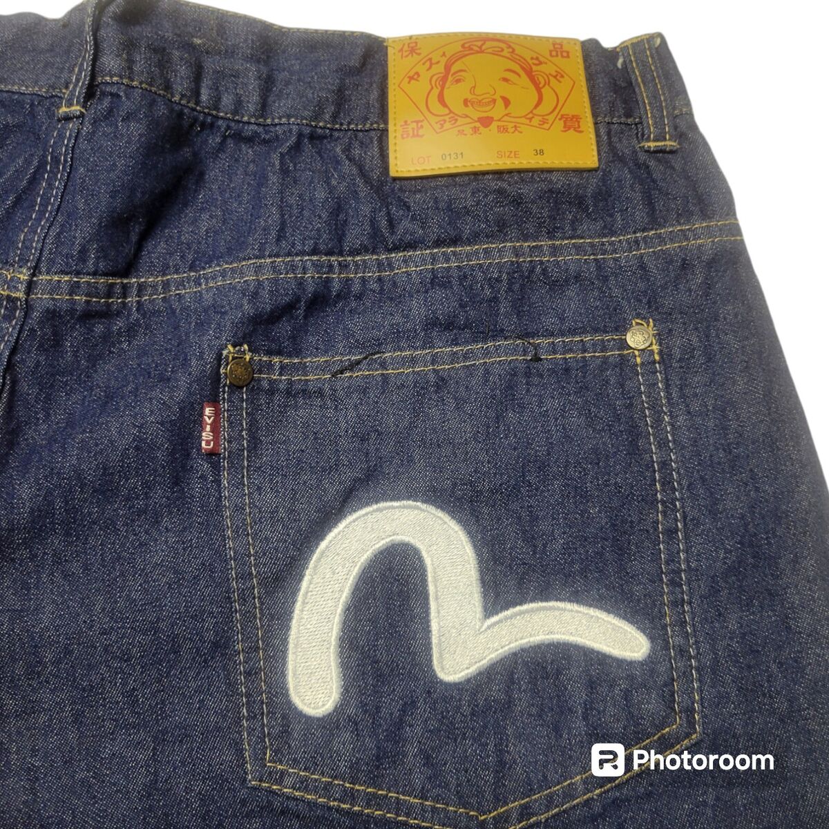 Vtg EVISU Jeans Y2k Multi Pocket/Color Wide Leg Skater Japan Vtg EVISU Jeans Y2k Multi Pocket/Color Wide Leg Skater Japan