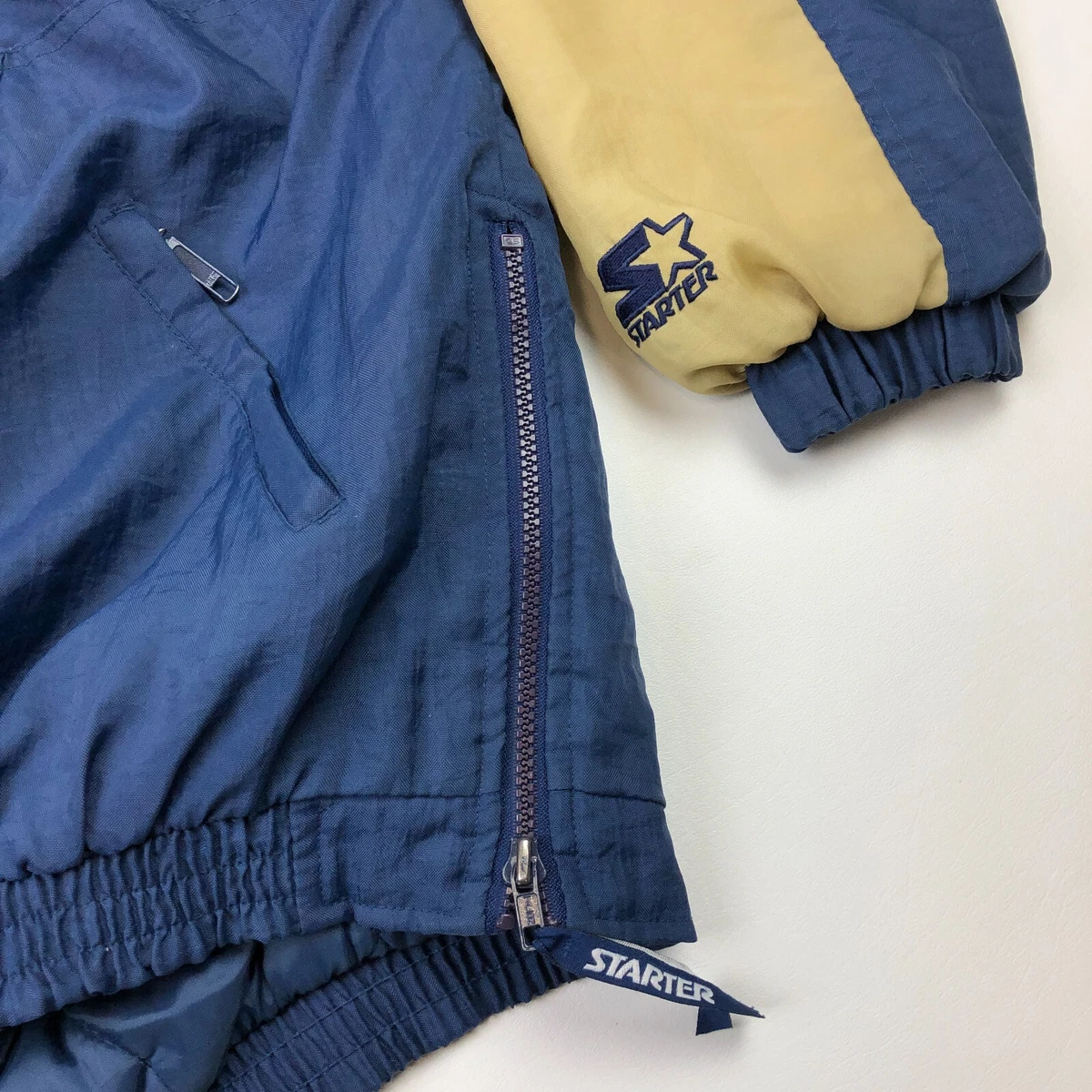 Vintage 90s Fighting Irish Notre Dame Starter Puffer Jacket Size Medium M Rare