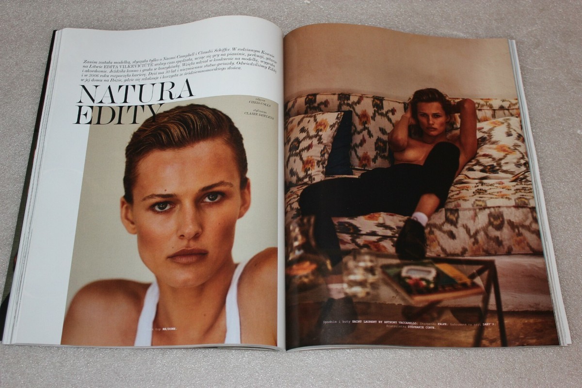 女性情報誌 Vogue Poland Beauty Magazine 2019 Vogue Polska - Vogue POLAND 7/2019 - Edita Vilkeviciute NEW