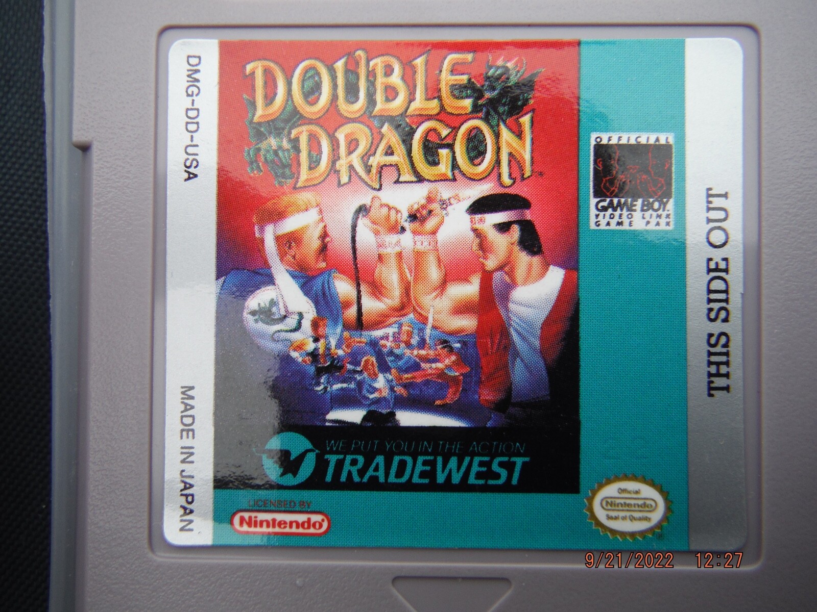 Double Dragon 3 the Arcade Game for Nintendo Gameboy -  Israel