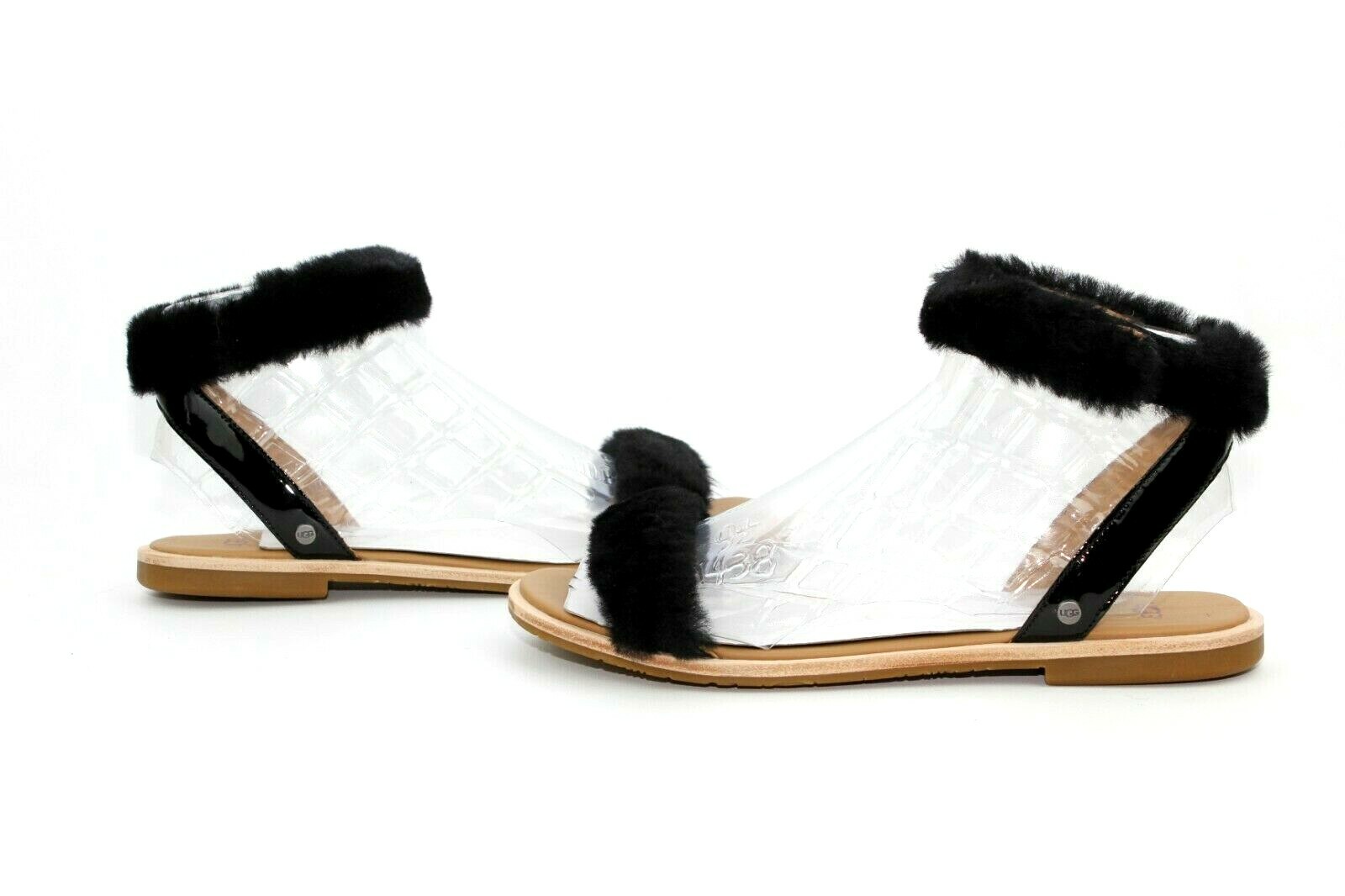 ugg fluff springs patent sandal