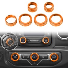 Air Conditioner Headlight Switch Knob Trim for Jeep Wrangler JL JLU Gladiator JT