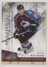 2006-07 SP Authentic SP Notables Limited 80/100 Milan Hejduk #141 2d8