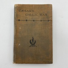Antique Caesar's Commentaries Gallic War 1896 HC David McCay First 8 Books