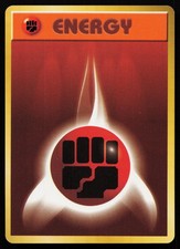 Fighting Energy Base Set Japanese POKEMON NM 1996