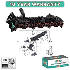 11617811909 INLET INTAKE MANIFOLD N57N, M57 FOR BMW X5 F15, F85, X6 F16, F86