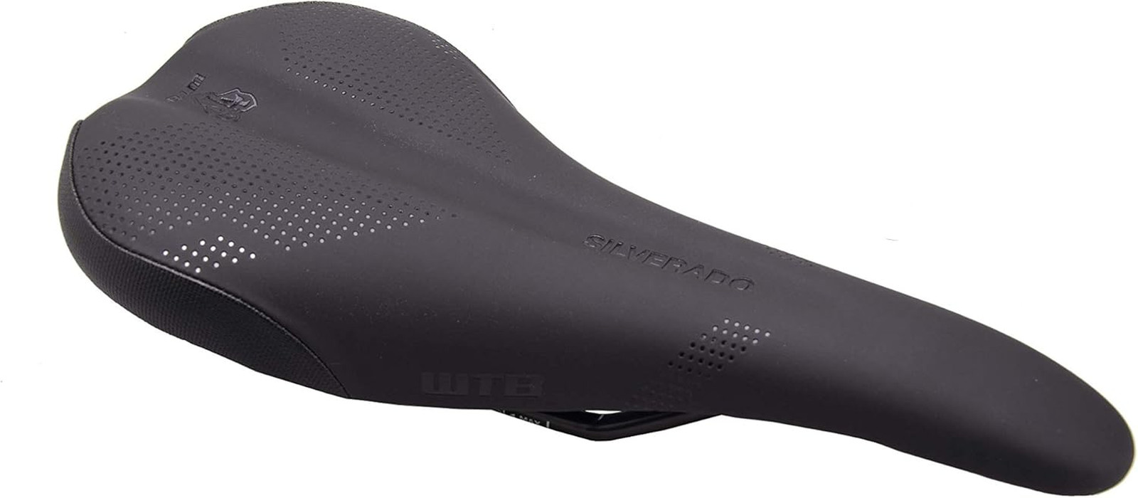 Silverado Medium Steel Saddle: Mountain & Road Bike, Black, 