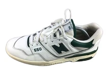 New Balance x Aime Leon Dore 550 Sneakers Men's Sz 12D White/Green BB550ALD
