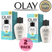 2Pack X 30ml Olay White Cream Radiance UV Whitening Lotion SPF19 UVA UVB