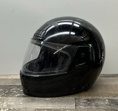 KBC TK-7 DOT MOTORCYCLE FULL FACE HELMET SIZE LARGE (59-60cm) BLACK