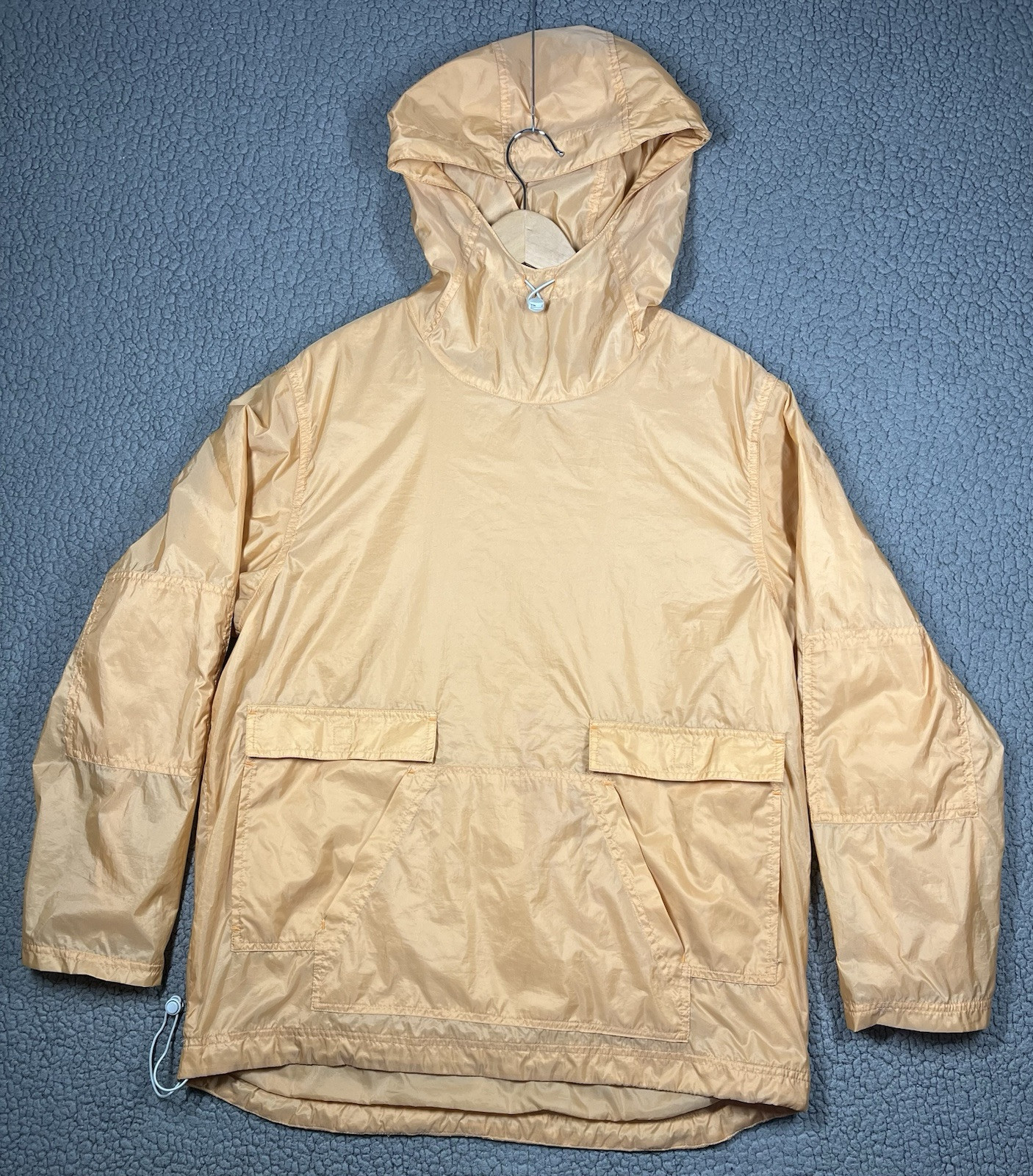 SACAI X NIKE Nike Anorak Giacca a Vento Donna M 8 10 Arancione Pullover Leggero con Cappuccio