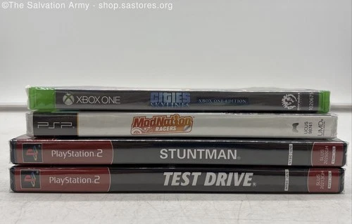 (4) NIB PlayStation & Xbox Series Video Games; Test Drive, Stuntman & More