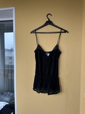 Vintage DOLCE & GABBANA  Black Lace  Blend Camisole Top size M