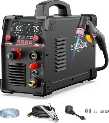 75A Dual Voltage Plasma Cutter Non-Touch Pilot Arc IGBT Air Sensor