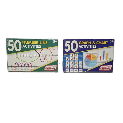 2 Junior Learning Mathematics Activities - NUMBER LINE / GRAPH & CHART Ages 5+