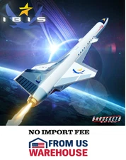 Shrockets Ibis Skill Level 3 Model Rocket Kit 18mm Parachute Build DIY