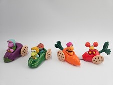 Vintage LOT 4 McDonalds 1980's FRAGGLE ROCK Vehicles CARS Figures SET