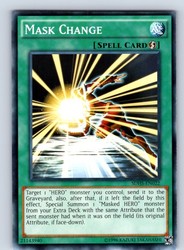 Mask Change - SDHS-EN022 - Common - Structure Deck: HERO Strike